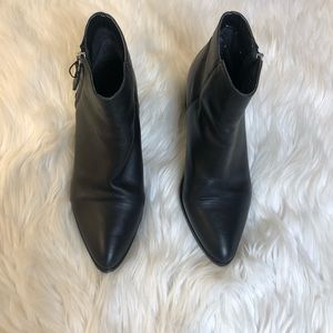 Topshop black booties